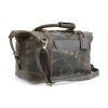 pure leather duffle bag