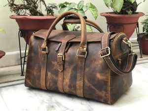 Zakara Leather Weekender Bag