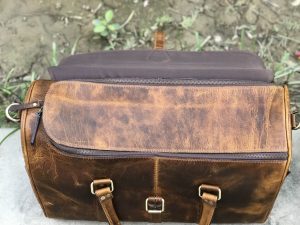 Zakara Leather Weekender Bag