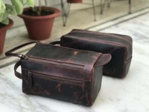 Zakara Leather Dopp Kit