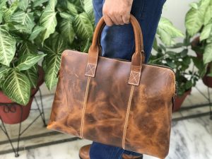 Zakara Leather Laptop Bag