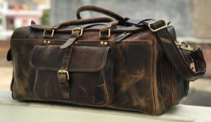 Zakara Leather Weekender Bag