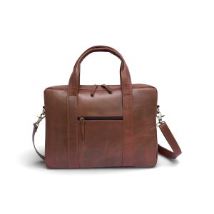 buffalo leather laptop bag