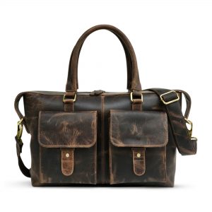 Dark Brown Messenger