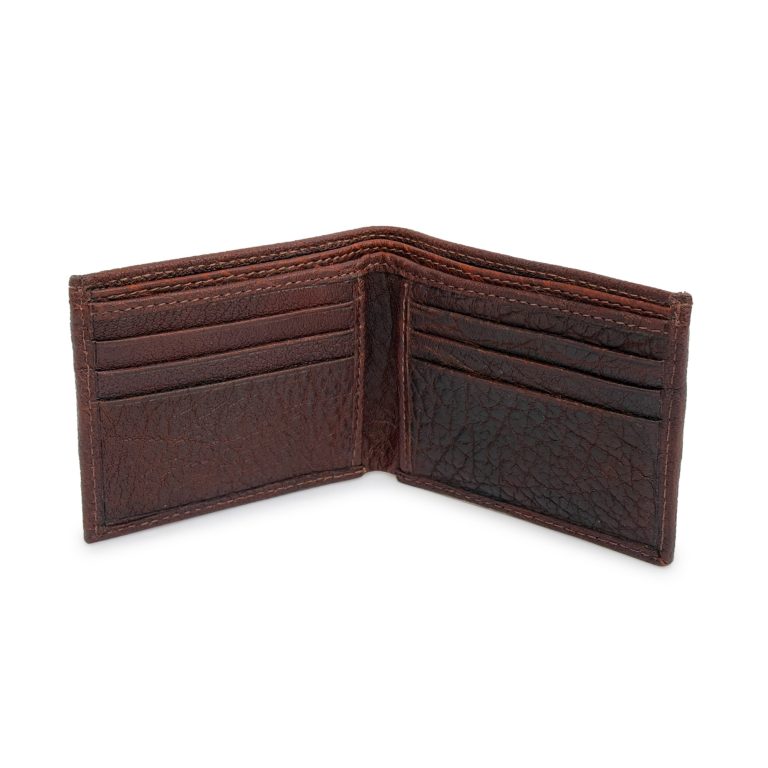High Grain Bifold Wallet - leather wallets for men and women, full-grain tan finish