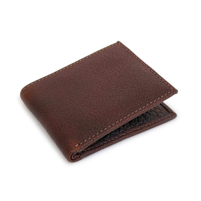 High Grain Bifold Wallet - leather wallets for men and women, pebbled buffalo grain