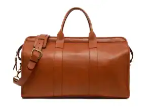Handcrafted genuine leather duffle bag from ZakaraBags new arrivals collection