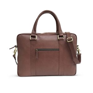 Light Weight Leather Mens Laptop Bag