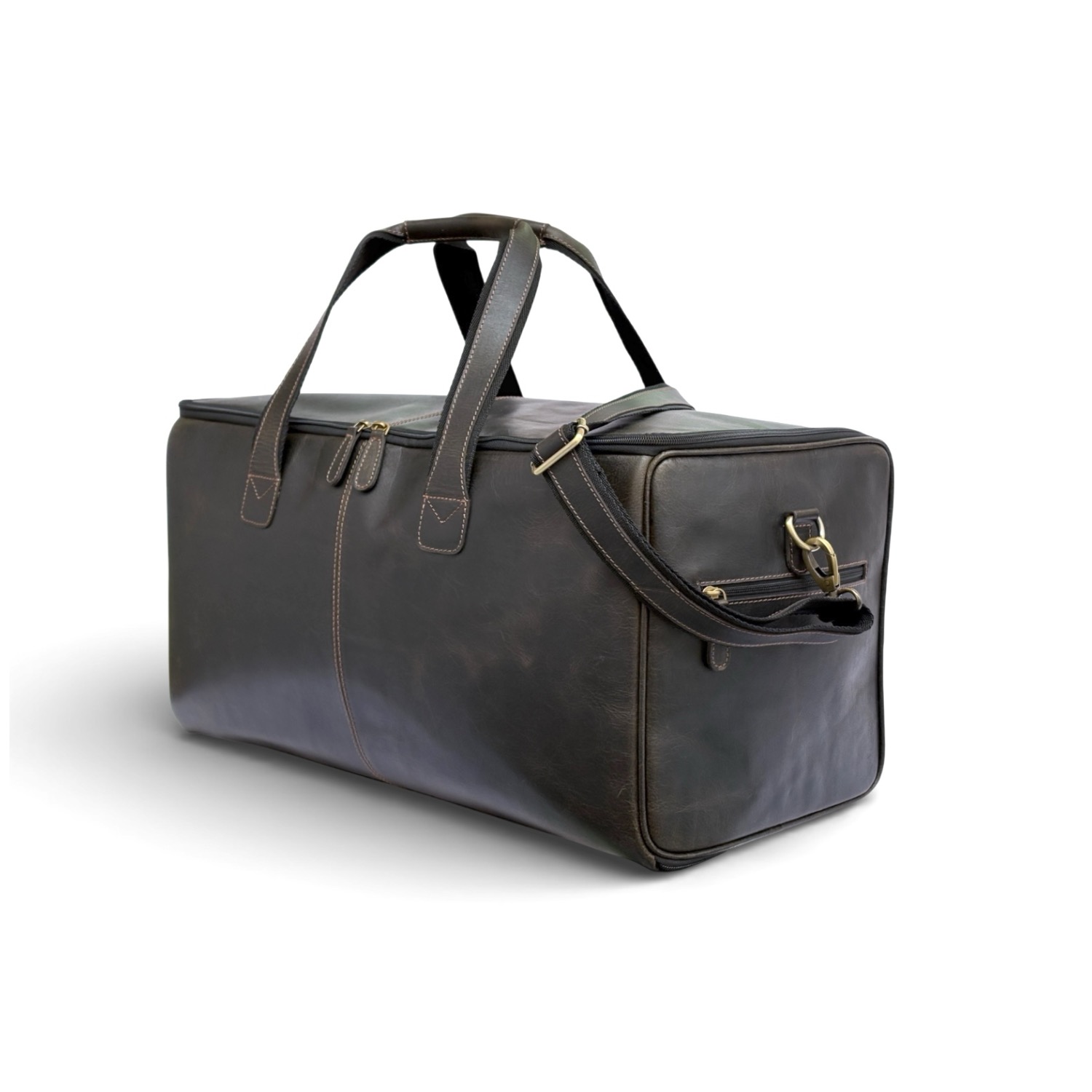 Leather Garment Bag for Blazer Storage view 3