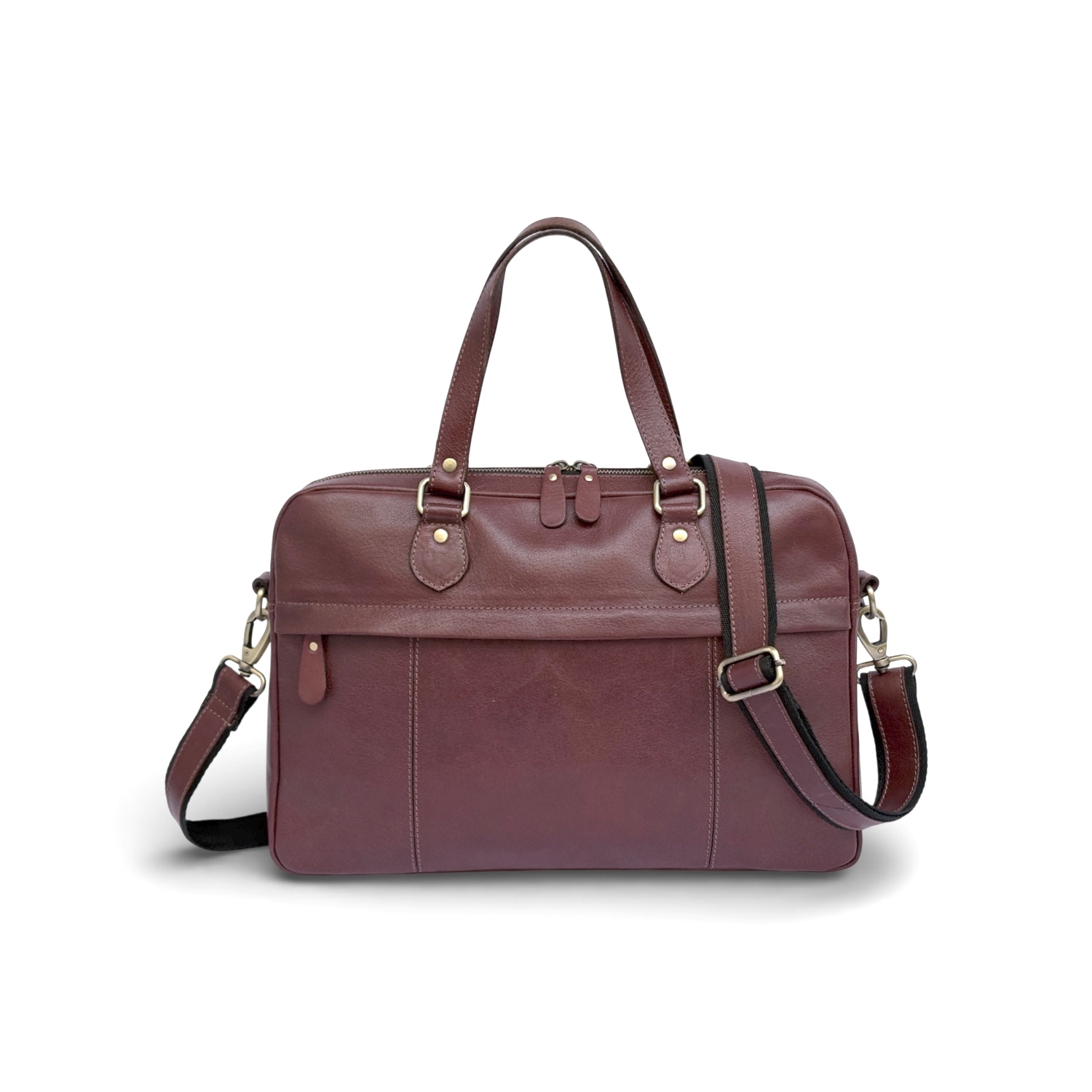 Women Leather Laptop Bag view 7