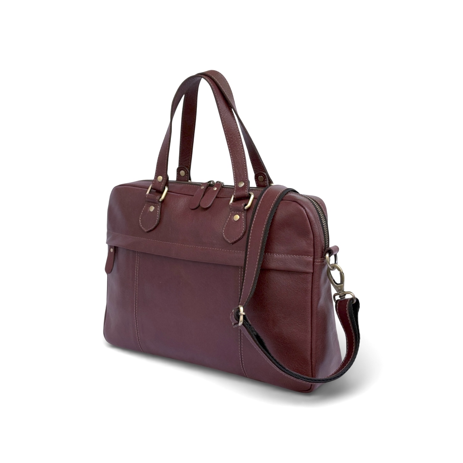 Women Leather Laptop Bag view 2
