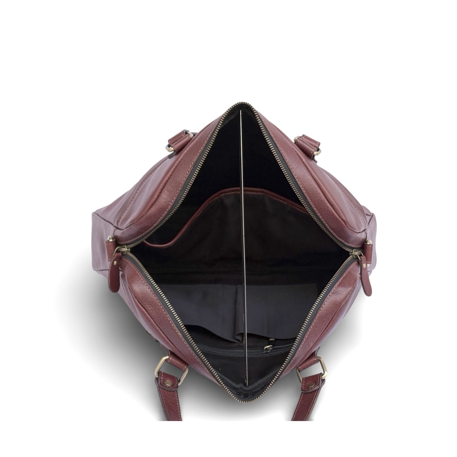 Women Leather Laptop Bag view 3