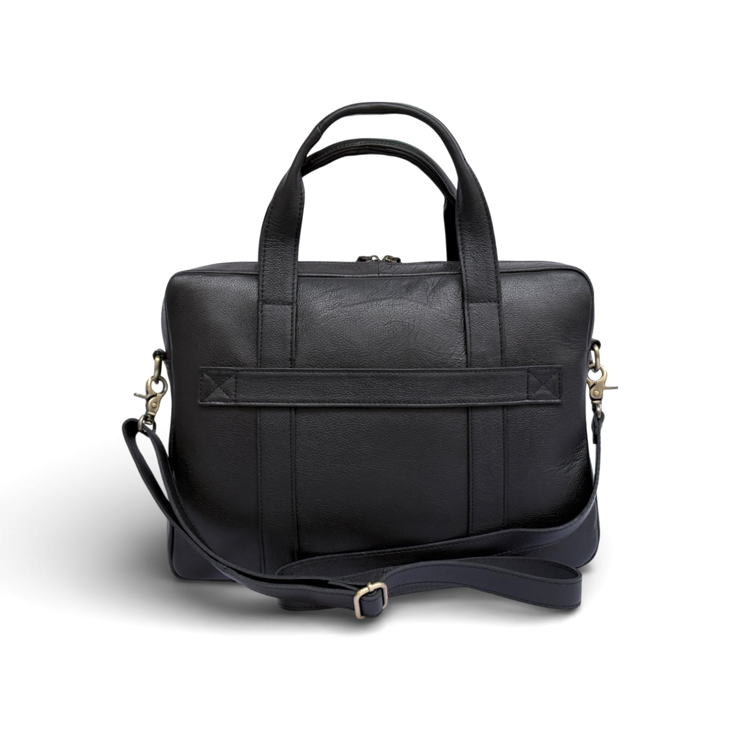 Cow Hide Leather Laptop Bag for Men view 9