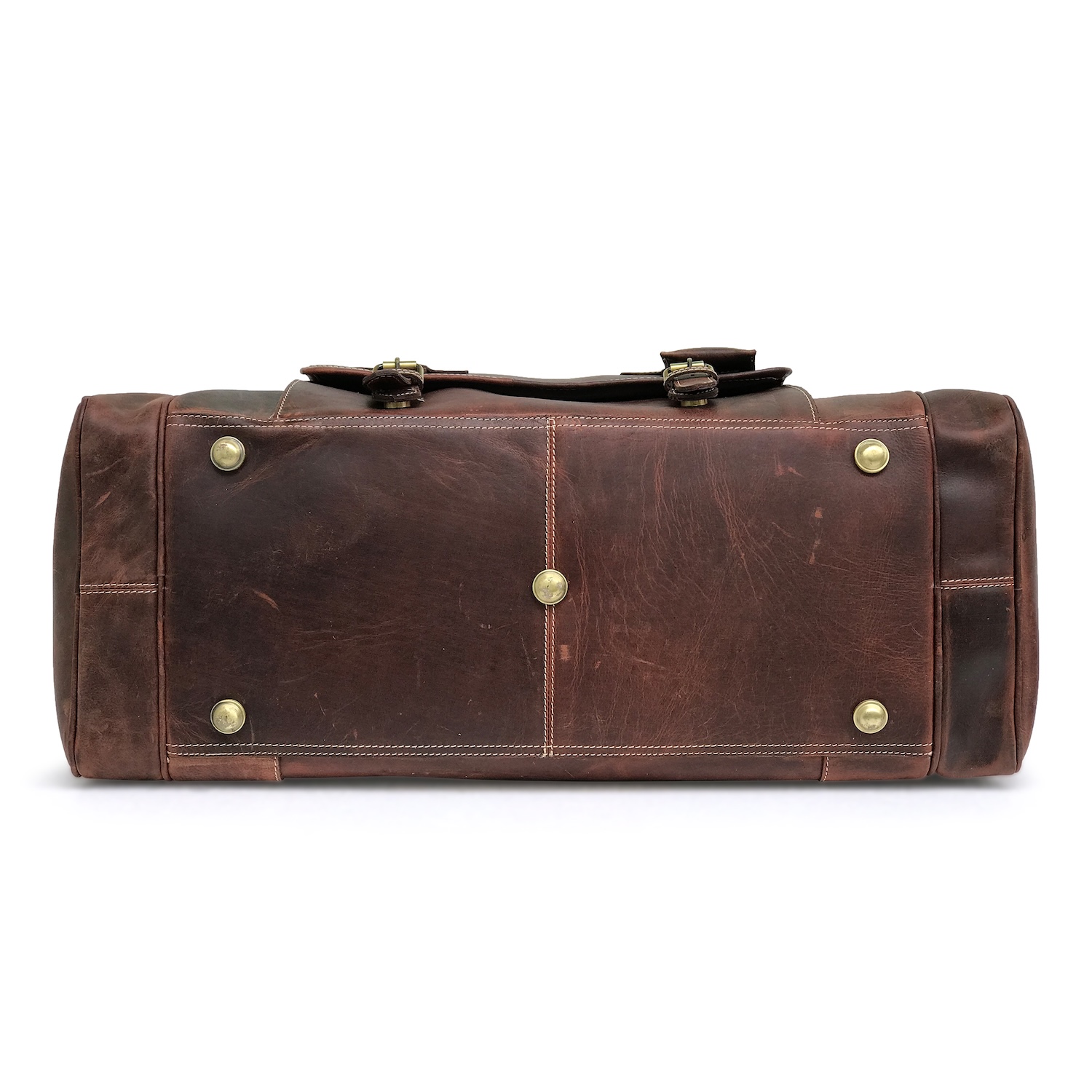 Full Grain Leather Overnight Bag Mens view 7