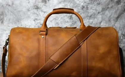 ZakaraBags new arrivals - leather duffle bag for travel