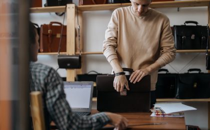 leather laptop bag for men from zakara